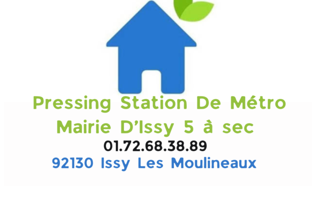Pressing Station De Metro Mairie d'Issy 5 à sec
